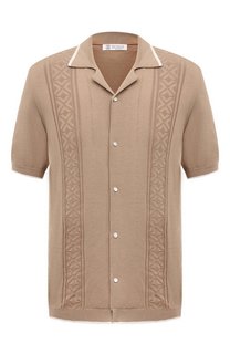 Хлопковая рубашка Brunello Cucinelli