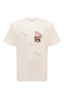 Хлопковая футболка DOMREBEL