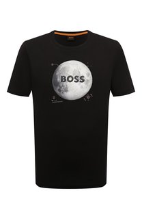 Хлопковая футболка BOSS Orange