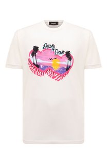 Хлопковая футболка Dsquared2