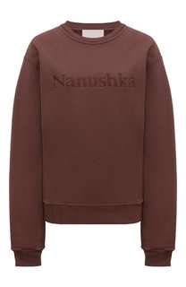 Хлопковый свитшот Nanushka