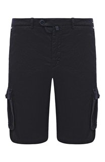 Шорты изо льна и хлопка Kiton