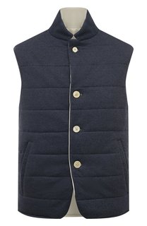 Двусторонний жилет изо льна и хлопка Eleventy