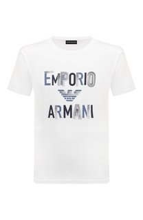 Хлопковая футболка Emporio Armani