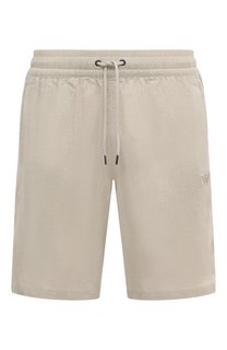 Шорты изо льна и вискозы Emporio Armani