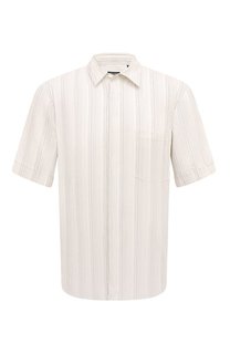 Рубашка изо льна и шелка Zegna