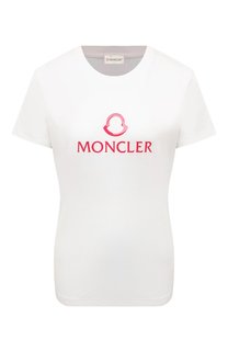 Хлопковая футболка Moncler
