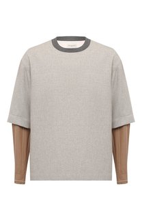 Комбинированный свитшот Dries Van Noten