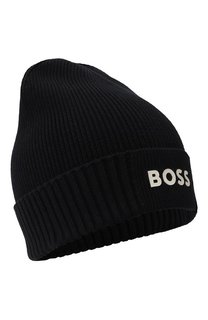 Шапка из хлопка и шерсти BOSS