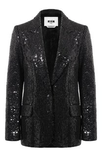 Жакет с отделкой пайетками MSGM