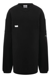 Хлопковый лонгслив VETEMENTS