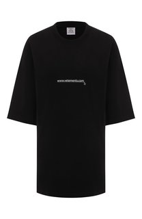 Хлопковая футболка VETEMENTS