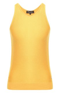 Топ из смеси шелка и хлопка Loro Piana