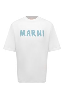 Хлопковая футболка Marni