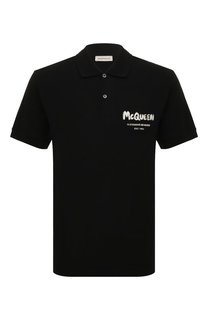 Хлопковое поло Alexander McQueen
