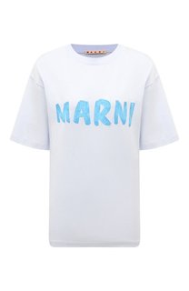 Хлопковая футболка Marni