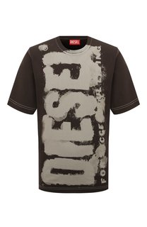 Хлопковая футболка Diesel
