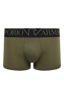 Хлопковые боксеры Emporio Armani