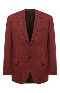 Пиджак из кашемира и льна Kiton