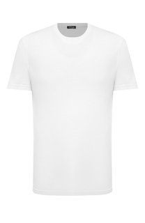 Футболка из хлопка и кашемира Kiton