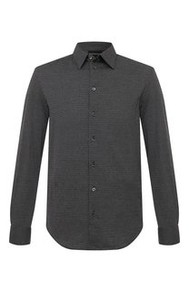 Хлопковая рубашка Emporio Armani
