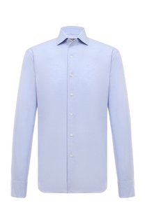 Сорочка из хлопка и льна Corneliani