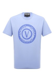 Хлопковая футболка Versace Jeans Couture
