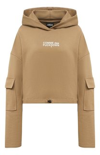 Хлопковое худи Comme des Fuckdown