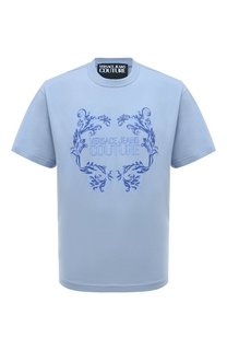 Хлопковая футболка Versace Jeans Couture