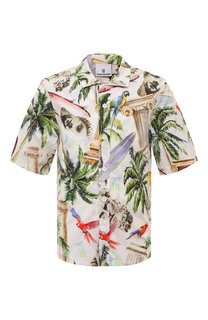 Хлопковая рубашка Diego Venturino