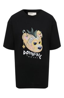 Хлопковая футболка DOMREBEL