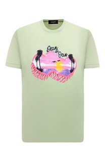 Хлопковая футболка Dsquared2