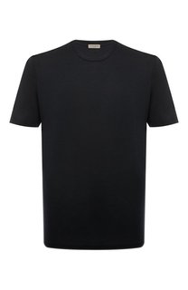 Футболка из шелка и хлопка Paul&Shark