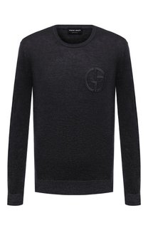 Джемпер изо льна и шелка Giorgio Armani