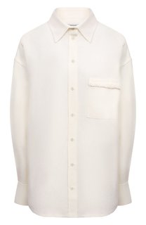 Рубашка из вискозы и льна Forte Dei Marmi Couture