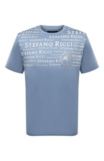 Хлопковая футболка Stefano Ricci