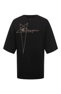 Хлопковая футболка Rick Owens x Champion Rick Owens