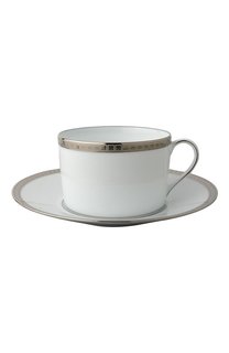 Чашка с блюдцем Athena Platine Bernardaud