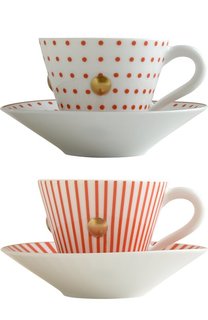 Набор из 2-х чашек с блюдцами Delphos&Knossos Bernardaud