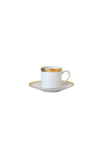 Чашка кофейная с блюдцем Athena Gold Bernardaud
