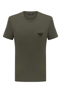 Хлопковая футболка Emporio Armani