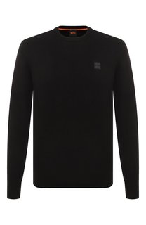 Хлопковый джемпер BOSS Orange