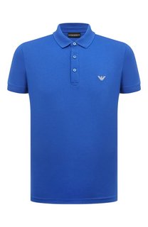 Хлопковое поло Emporio Armani