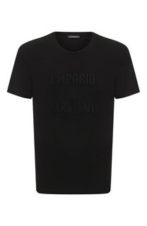 Хлопковая футболка Emporio Armani