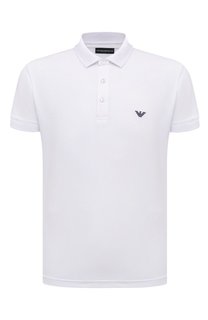 Хлопковое поло Emporio Armani