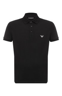 Хлопковое поло Emporio Armani