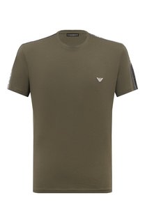 Хлопковая футболка Emporio Armani