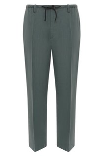 Брюки изо льна и вискозы Dries Van Noten