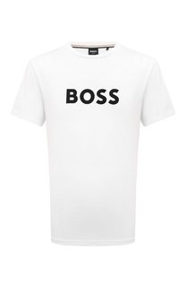 Хлопковая футболка BOSS