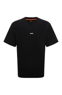 Хлопковая футболка BOSS Orange